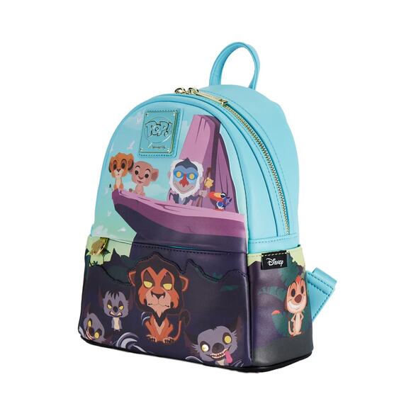 DISNEY Funko Pop Loungefly Lion King Pride Rock Backpack + NWT Zip Around Wallet - Picture 3 of 9